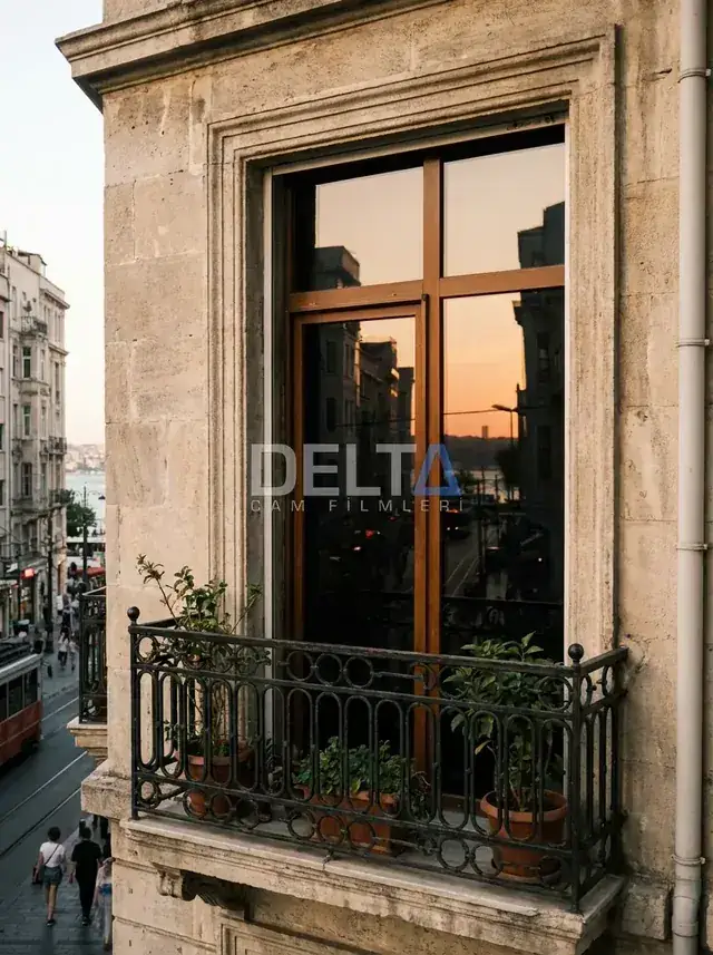 Füme Aynalı Cam Film